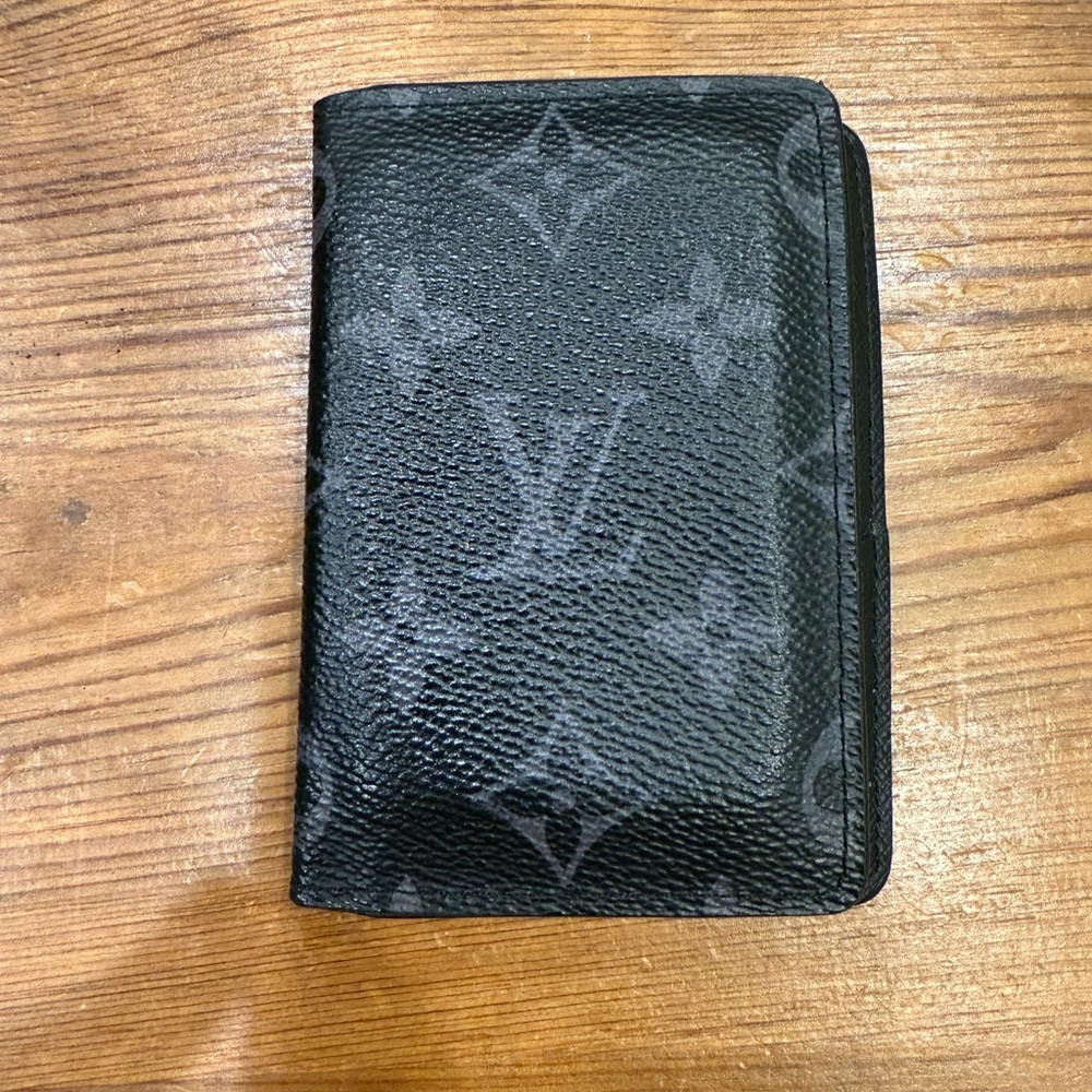 Authentic Louis Vuitton Black Monogram Pocket Organizer